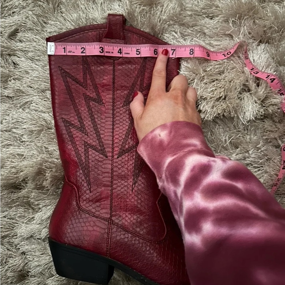 Chinese Laundry Josea Red Western Boot - Picture 3 of 4